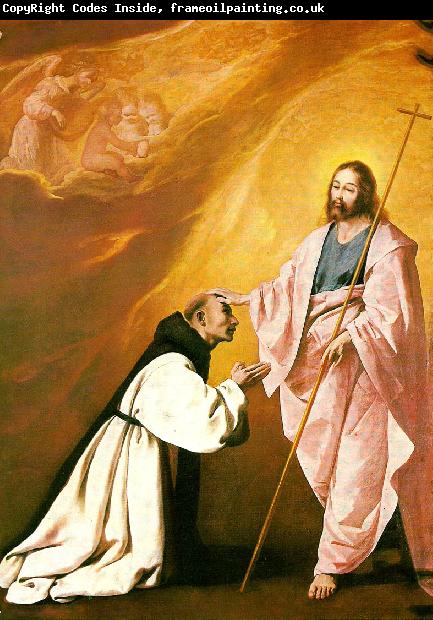 Francisco de Zurbaran jesus appears before fr .andres de salmeron